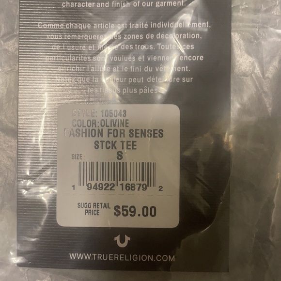 True Religion “Fashion For Senses” Tee - Picture 2 of 3